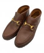 GUCCIグッチ）の古着「ローファー」｜ブラウン