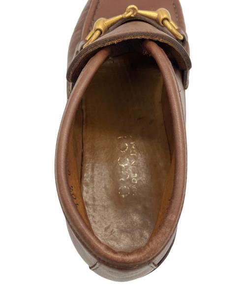 GUCCI（グッチ）GUCCI (グッチ) ローファー ブラウン サイズ:6 1/2の古着・服飾アイテム