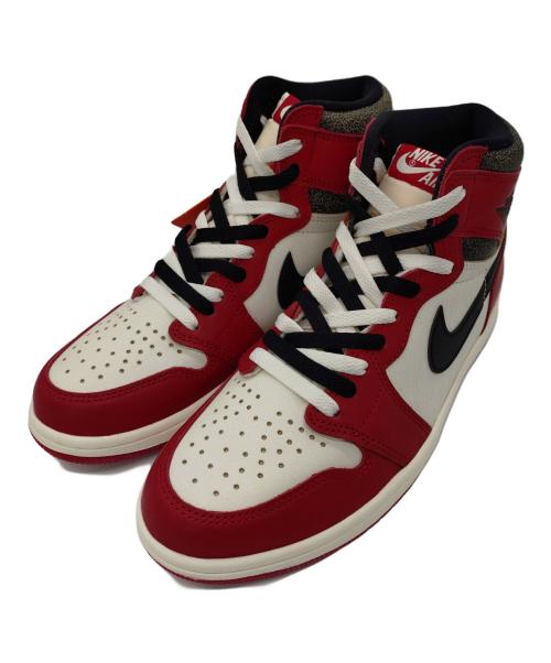 NIKE（ナイキ）NIKE (ナイキ) ハイカットスニーカー レッド×ホワイト サイズ:26 未使用品の古着・服飾アイテム