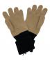 BURBERRY (バーバリー) LG CORE CASHMERE GLOVE ベージュ×ブラック：6000円