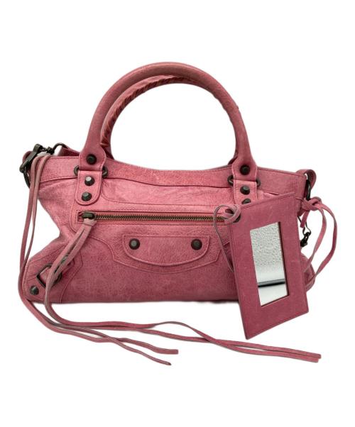 BALENCIAGA（バレンシアガ）BALENCIAGA (バレンシアガ) 2WAYバッグ ピンクの古着・服飾アイテム