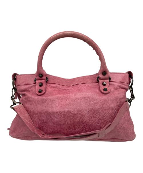 BALENCIAGA（バレンシアガ）BALENCIAGA (バレンシアガ) 2WAYバッグ ピンクの古着・服飾アイテム