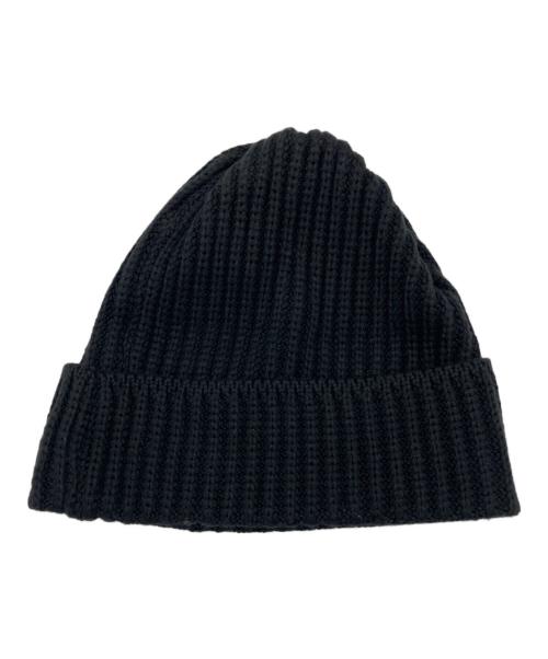 GIANNI VERSACE（ジャンニ・ヴェルサーチ）GIANNI VERSACE (ジャンニ・ヴェルサーチ) ニット帽 ブラック×レッドの古着・服飾アイテム