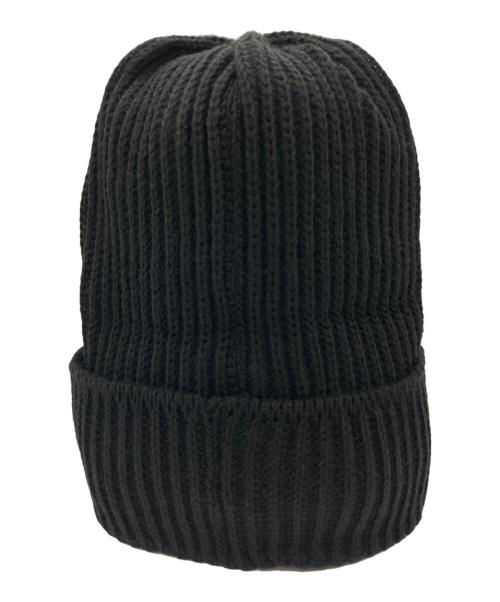 GIANNI VERSACE（ジャンニ・ヴェルサーチ）GIANNI VERSACE (ジャンニ・ヴェルサーチ) ニット帽 ブラックの古着・服飾アイテム