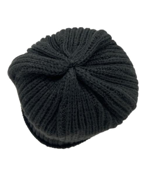 GIANNI VERSACE（ジャンニ・ヴェルサーチ）GIANNI VERSACE (ジャンニ・ヴェルサーチ) ニット帽 ブラックの古着・服飾アイテム