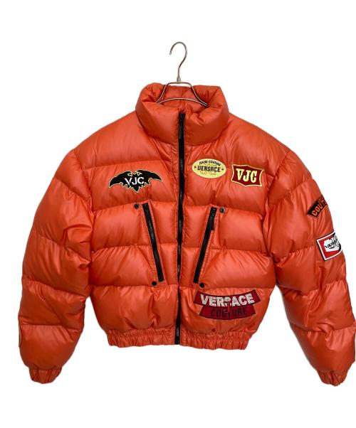 VERSACE JEANS COUTURE（ヴェルサーチ ジーンズクチュール）VERSACE JEANS COUTURE (ヴェルサーチ ジーンズクチュール) ダウンジャケット オレンジ サイズ:XXLの古着・服飾アイテム
