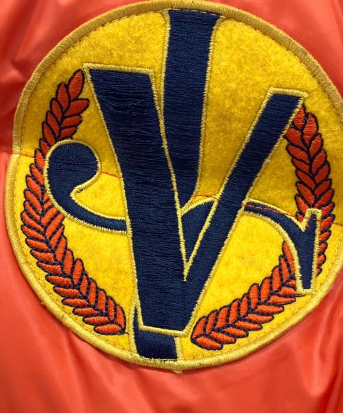 VERSACE JEANS COUTURE（ヴェルサーチ ジーンズクチュール）VERSACE JEANS COUTURE (ヴェルサーチ ジーンズクチュール) ダウンジャケット オレンジ サイズ:XXLの古着・服飾アイテム