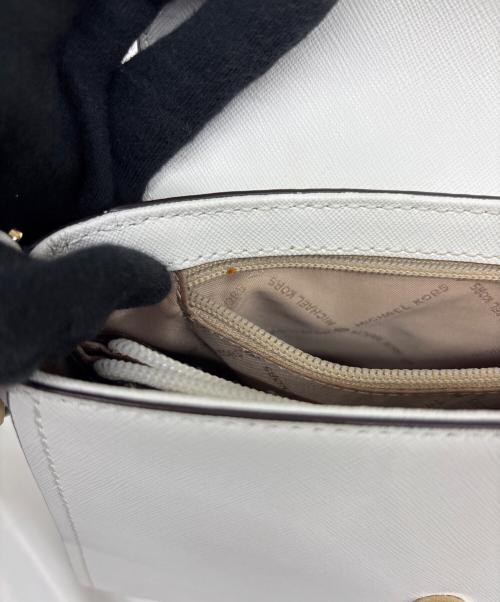 MICHAEL KORS（マイケルコース）MICHAEL KORS (マイケルコース) 2WAYバッグ ホワイトの古着・服飾アイテム