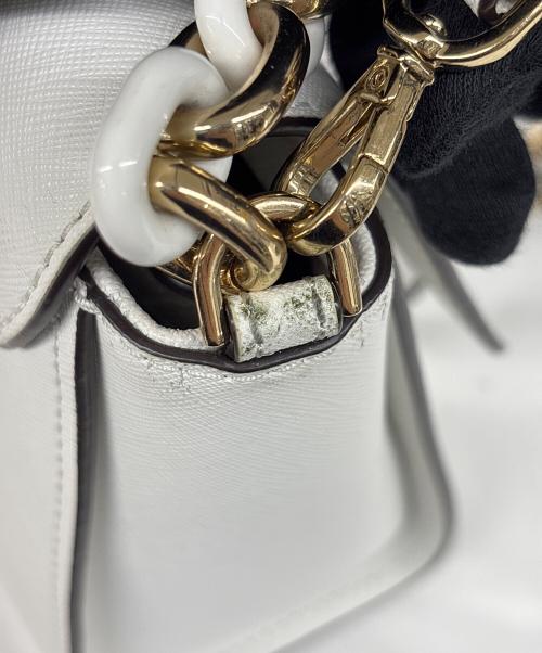 MICHAEL KORS（マイケルコース）MICHAEL KORS (マイケルコース) 2WAYバッグ ホワイトの古着・服飾アイテム
