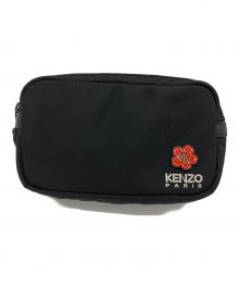 KENZO（ケンゾー）の古着「CREST BOKE FLOWER BAG WITH STRAP」｜ブラック