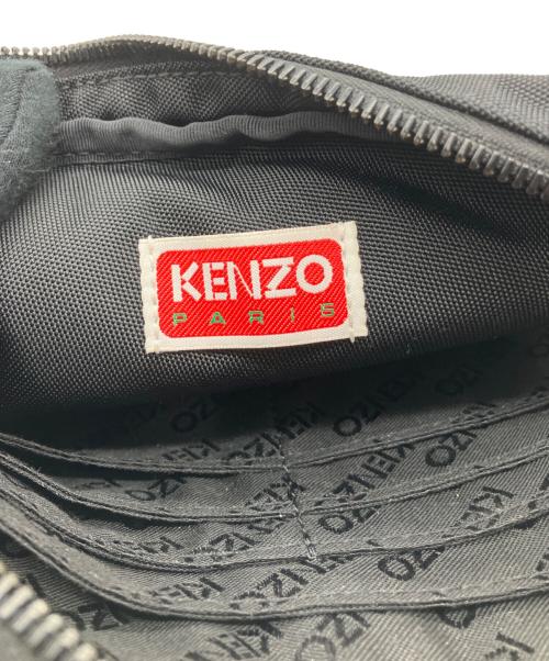 KENZO（ケンゾー）KENZO (ケンゾー) CREST BOKE FLOWER BAG WITH STRAP ブラックの古着・服飾アイテム