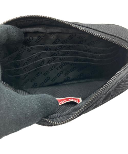 KENZO（ケンゾー）KENZO (ケンゾー) CREST BOKE FLOWER BAG WITH STRAP ブラックの古着・服飾アイテム