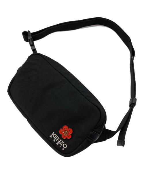 KENZO（ケンゾー）KENZO (ケンゾー) CREST BOKE FLOWER BAG WITH STRAP ブラックの古着・服飾アイテム