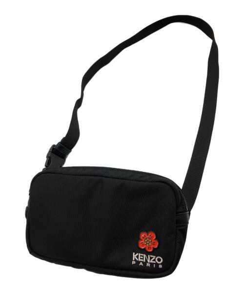KENZO（ケンゾー）KENZO (ケンゾー) CREST BOKE FLOWER BAG WITH STRAP ブラックの古着・服飾アイテム