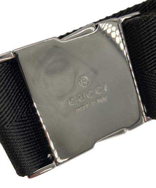 GUCCI（グッチ）GUCCI (グッチ) ウエストポーチ ブラックの古着・服飾アイテム