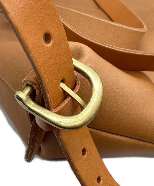 TIDE WAY（タイドウェイ）TIDE WAY (タイドウェイ) TIDE WAY　レザーリュック ブラウンの古着・服飾アイテム