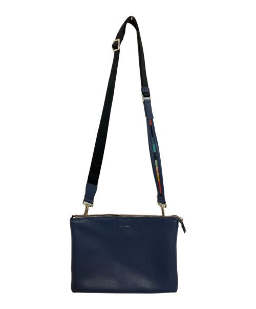 PAUL SMITH（ポールスミス）PAUL SMITH (ポールスミス) 2WAYショルダーバッグ ブルーの古着・服飾アイテム