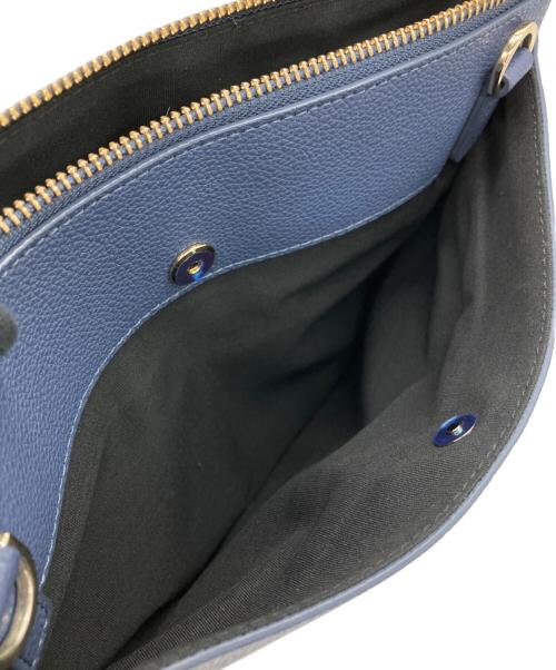 PAUL SMITH（ポールスミス）PAUL SMITH (ポールスミス) 2WAYショルダーバッグ ブルーの古着・服飾アイテム