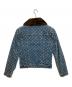 LOUIS VUITTON (ルイ ヴィトン) ミンクファーデニムジャケット ブルー サイズ:36：180000円