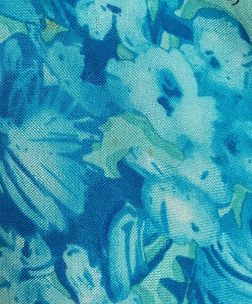 GIANNI VERSACE（ジャンニ・ヴェルサーチ）GIANNI VERSACE (ジャンニ・ヴェルサーチ) シルクシャツ ブルー サイズ:54の古着・服飾アイテム