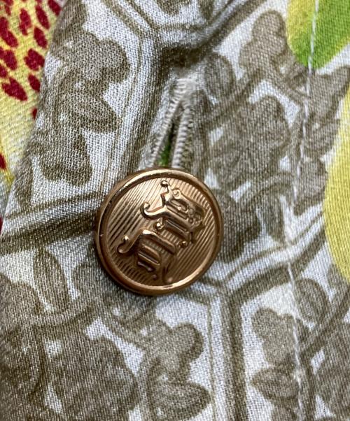 VERSACE（ヴェルサーチェ）VERSACE (ヴェルサーチェ) シルクシャツ イエロー サイズ:52の古着・服飾アイテム