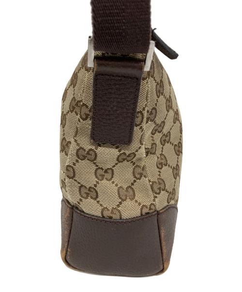 GUCCI（グッチ）GUCCI (グッチ) ショルダーバッグ ブラウン×ベージュの古着・服飾アイテム