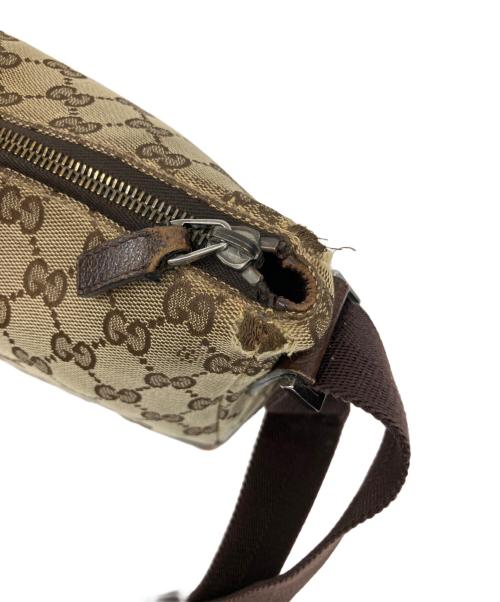 GUCCI（グッチ）GUCCI (グッチ) ショルダーバッグ ブラウン×ベージュの古着・服飾アイテム