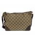 GUCCI (グッチ) ショルダーバッグ ブラウン×ベージュ：7000円