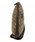 中古・古着 GUCCI (グッチ) ショルダーバッグ ブラウン×ベージュ：7000円