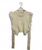 HYKEハイク）の古着「ニットベスト」｜ベージュ