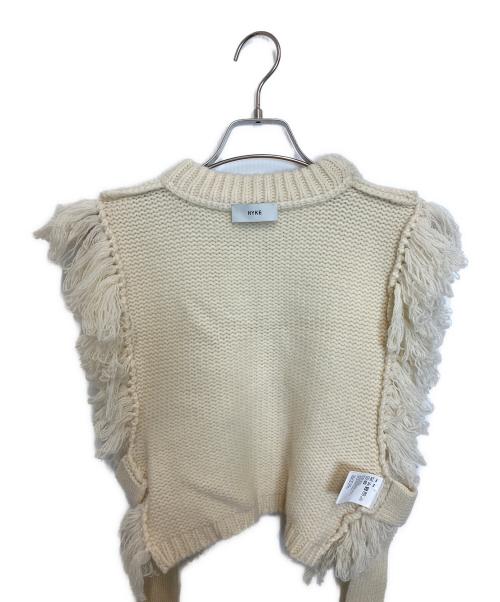 HYKE（ハイク）HYKE (ハイク) ニットベスト ベージュ サイズ:不明の古着・服飾アイテム