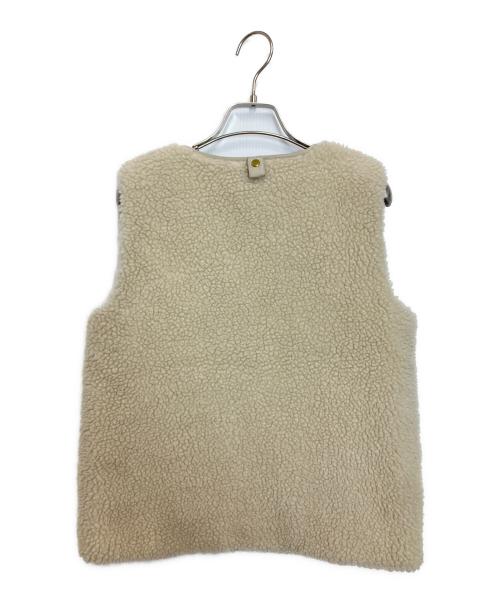 Barbour（バブアー）Barbour (バブアー) ボアベスト ベージュ サイズ:M（US 8）の古着・服飾アイテム