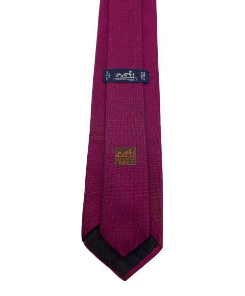 HERMES（エルメス）HERMES (エルメス) ネクタイ パープル サイズ:不明の古着・服飾アイテム