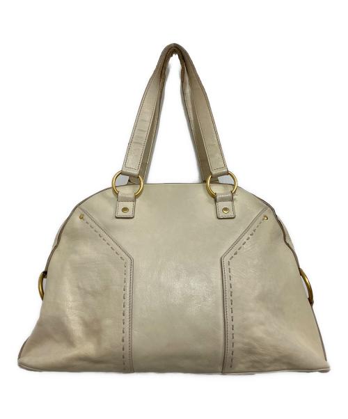 Yves Saint Laurent（イヴサンローラン）Yves Saint Laurent (イヴサンローラン) ハンドバッグ アイボリーの古着・服飾アイテム