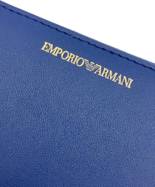 EMPORIO ARMANI（エンポリオアルマーニ）EMPORIO ARMANI (エンポリオアルマーニ) 長財布 ブルー 未使用品の古着・服飾アイテム