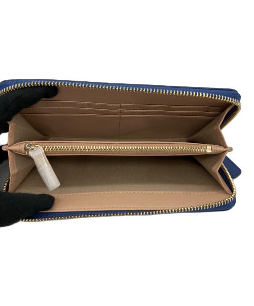 EMPORIO ARMANI（エンポリオアルマーニ）EMPORIO ARMANI (エンポリオアルマーニ) 長財布 ブルー 未使用品の古着・服飾アイテム