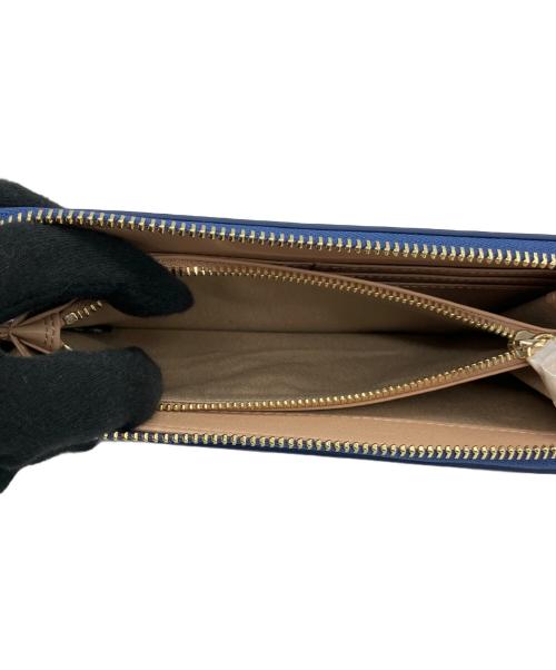 EMPORIO ARMANI（エンポリオアルマーニ）EMPORIO ARMANI (エンポリオアルマーニ) 長財布 ブルー 未使用品の古着・服飾アイテム