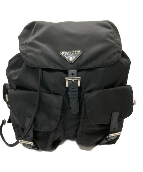 PRADA（プラダ）PRADA (プラダ) SMALL BACKPACK ブラックの古着・服飾アイテム