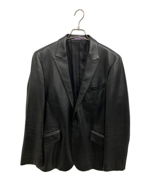 PAUL SMITH（ポールスミス）PAUL SMITH (ポールスミス) ラムレザージャケット ブラック サイズ:Lの古着・服飾アイテム