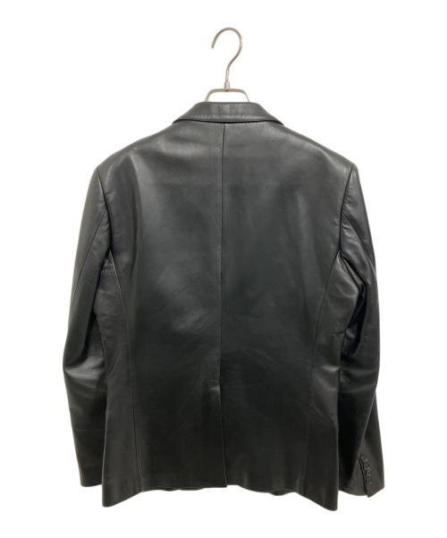 PAUL SMITH（ポールスミス）PAUL SMITH (ポールスミス) ラムレザージャケット ブラック サイズ:Lの古着・服飾アイテム