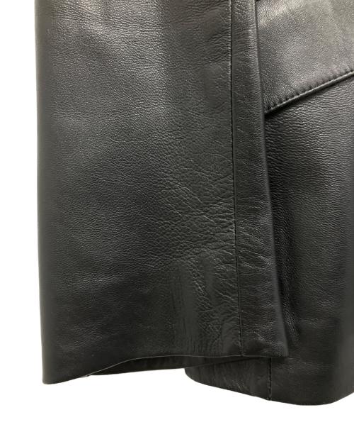 PAUL SMITH（ポールスミス）PAUL SMITH (ポールスミス) ラムレザージャケット ブラック サイズ:Lの古着・服飾アイテム