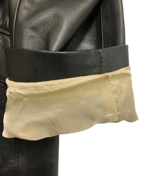 PAUL SMITH（ポールスミス）PAUL SMITH (ポールスミス) ラムレザージャケット ブラック サイズ:Lの古着・服飾アイテム