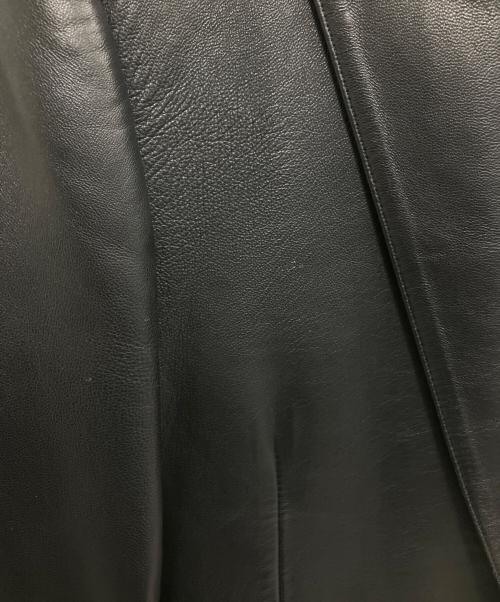 PAUL SMITH（ポールスミス）PAUL SMITH (ポールスミス) ラムレザージャケット ブラック サイズ:Lの古着・服飾アイテム