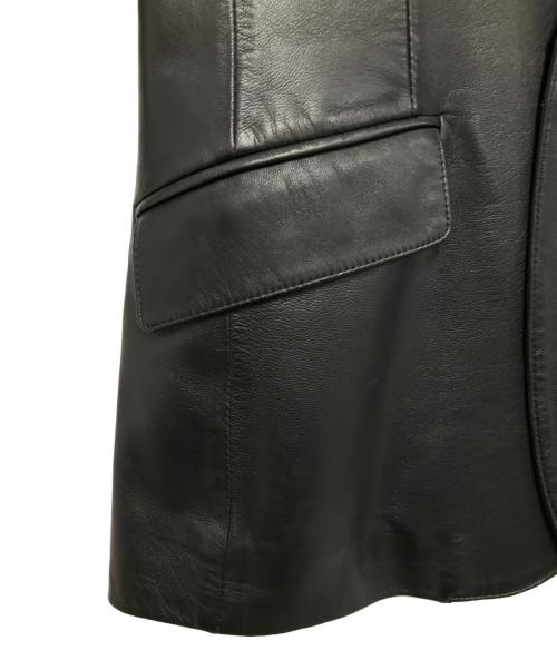 PAUL SMITH（ポールスミス）PAUL SMITH (ポールスミス) ラムレザージャケット ブラック サイズ:Lの古着・服飾アイテム