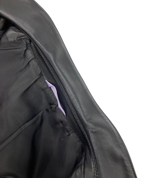 PAUL SMITH（ポールスミス）PAUL SMITH (ポールスミス) ラムレザージャケット ブラック サイズ:Lの古着・服飾アイテム