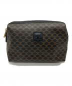 CELINEセリーヌ）の古着「コスメポーチ」｜ブラウン