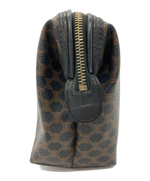 CELINE（セリーヌ）CELINE (セリーヌ) コスメポーチ ブラウンの古着・服飾アイテム