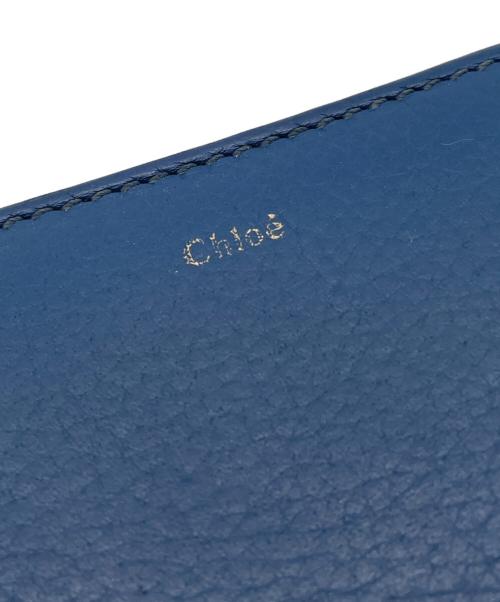Chloe（クロエ）Chloe (クロエ) Chloe　ジップコインケース ブルーの古着・服飾アイテム