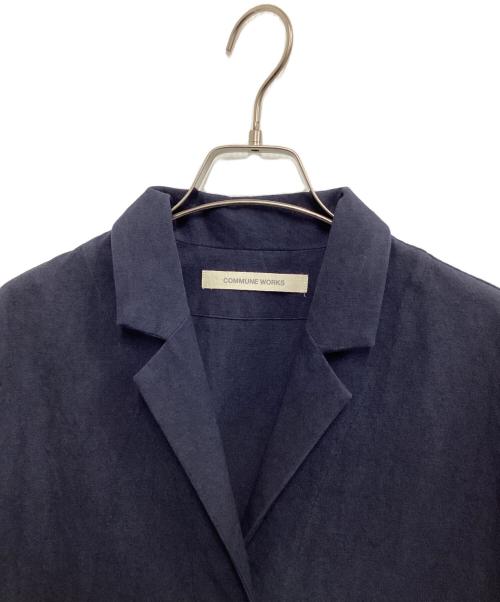 COMMUNE WORKS（コミューン ワークス）COMMUNE WORKS (コミューン ワークス) テーラードコート ネイビー サイズ:one sizeの古着・服飾アイテム