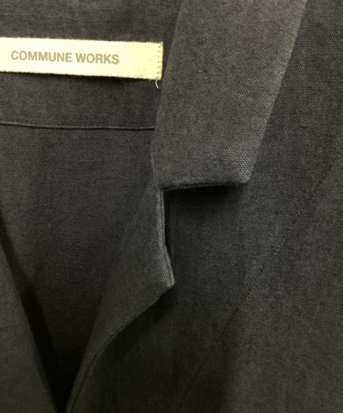 COMMUNE WORKS（コミューン ワークス）COMMUNE WORKS (コミューン ワークス) テーラードコート ネイビー サイズ:one sizeの古着・服飾アイテム